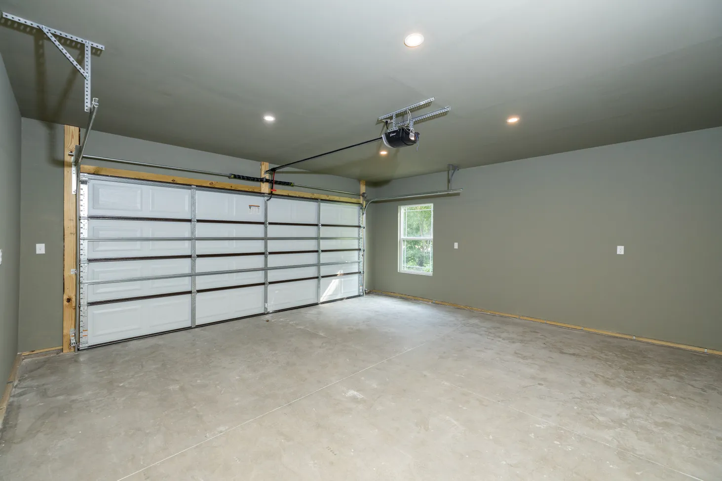 Large empty garage